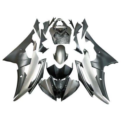 Amotopart Fairing Injection Plastic Body Kit For YAMAHA YZF-R6 08-16 Grey Black