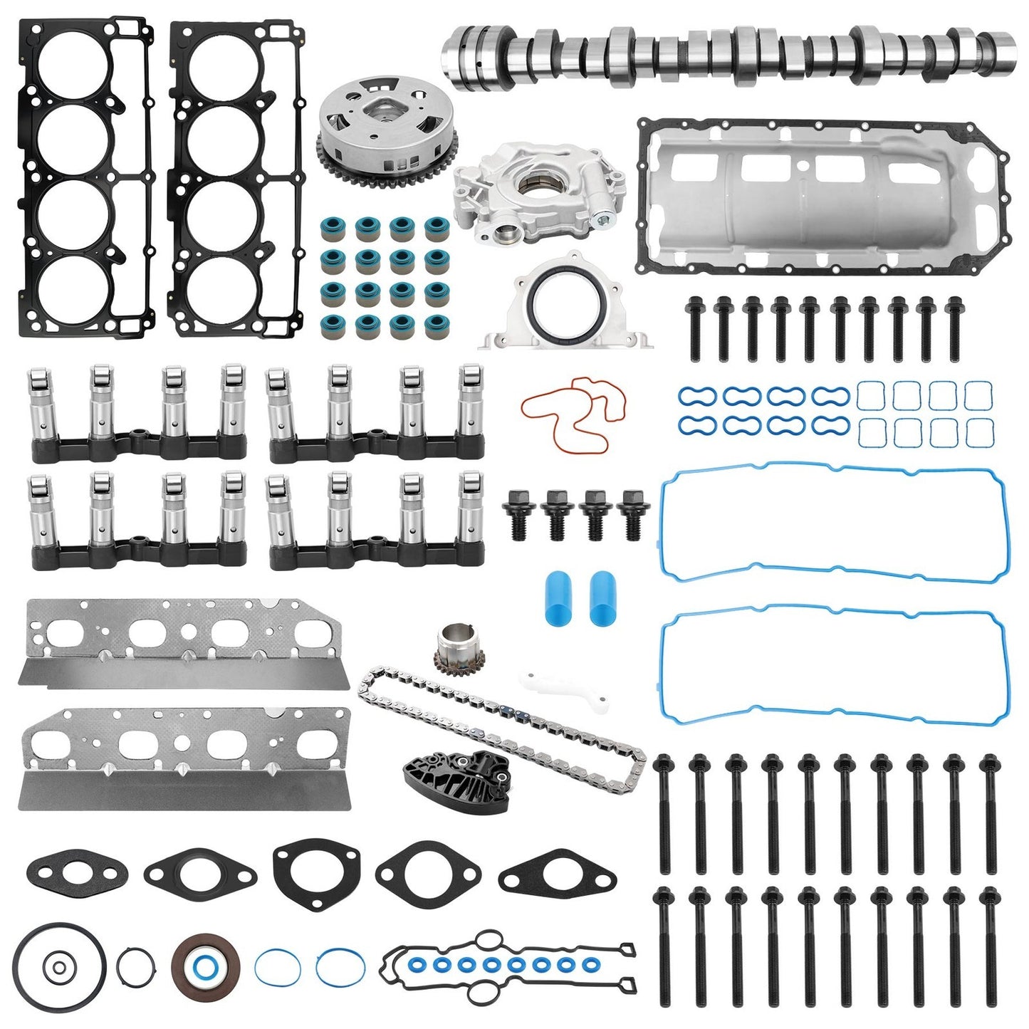 MDS Camshaft Timing Gasket Kit w/ Oil Pump For Dodge Challenger Ram 1500 Jeep