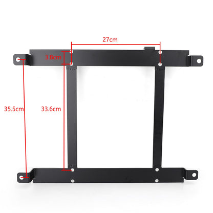 2X Low Mount Racing Bucketeat Base Tensileteel Bracket For 1997-2004 Corvette C5