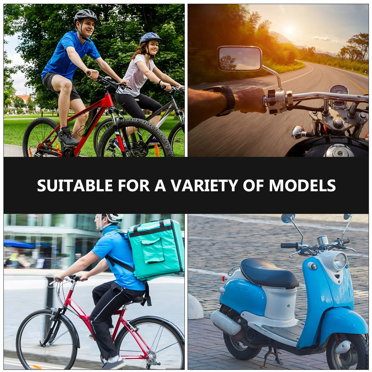 Aluminum Motorcycle 360 degree Handlebar Mount Holder for Cell Phone GPS