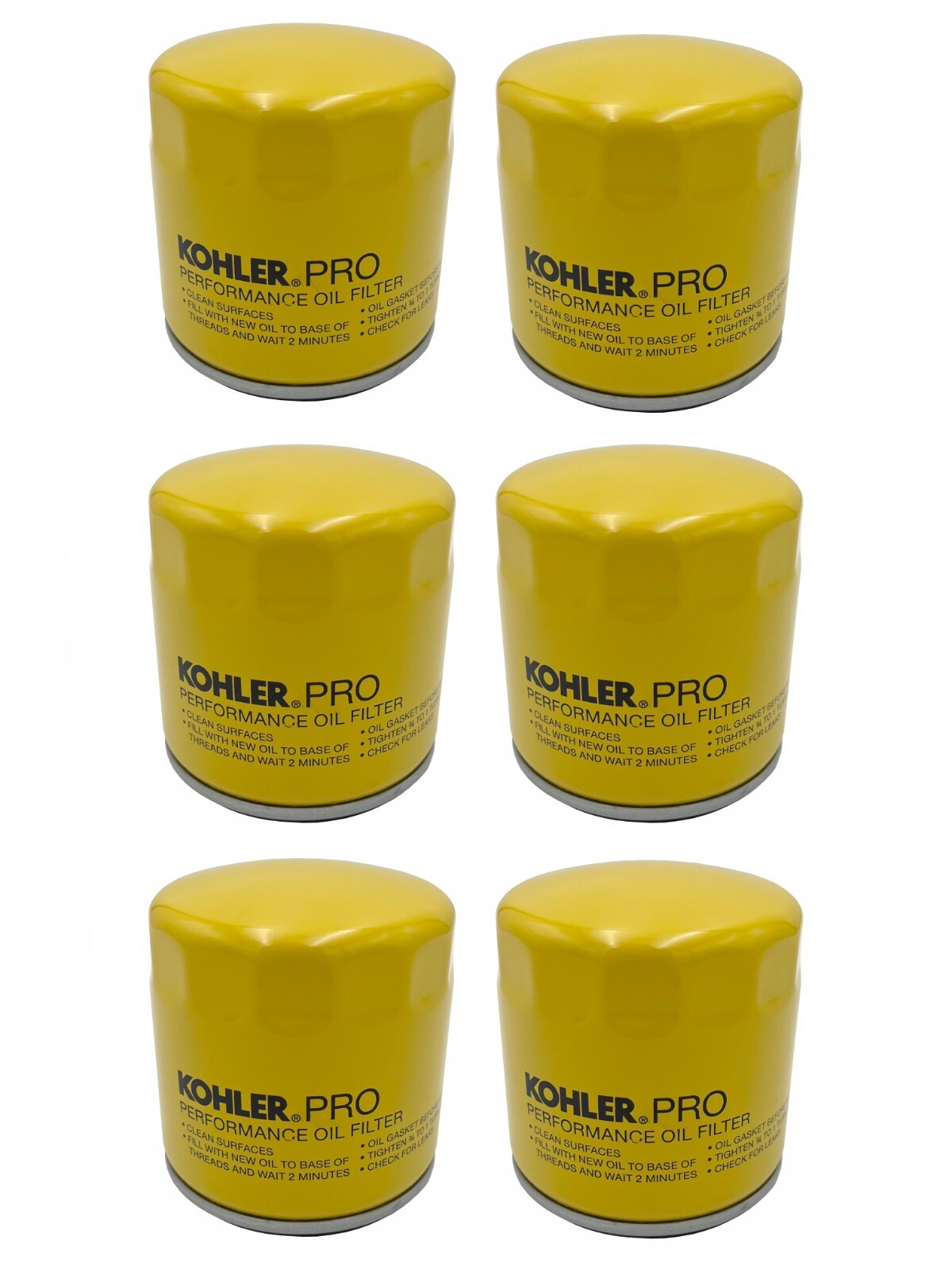 Solid Spare (6) Kohler 52-050-02-S Pro Performance Oil Filters 52 050 02-S