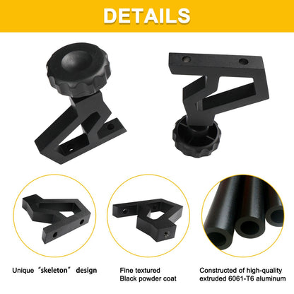 Hi-Lift Jack Mounting Bracket For 07-18 Jeep Wrangler JK Hood Hinge Bracket Kit