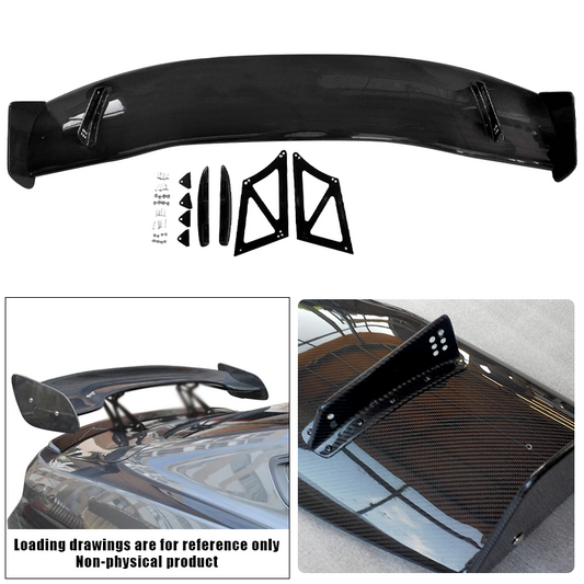 Fit 2013-2020 AUDI A3 S3 RS3 TYPE-8V SEDAN Carbon Fiber Trunk Black Spoiler Wing