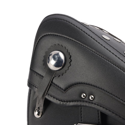 Side Tail Bag Saddlebag Color Matching Luggage Black 80L For Scooter Motorcycle