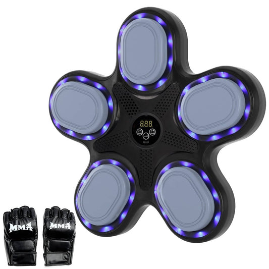 Solid Spare Music Boxing Machine with Boxing Gloves – Wall-Mounted Smart Boxing Trainer