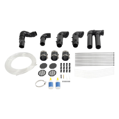 Solid Spare Snorkel Kit For Honda Pioneer 500 2015-2022 2021 Clamp-on Plastic (ABS+PVC)