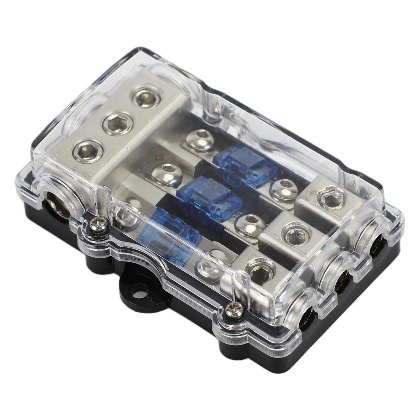 3Way Car Mini ANL Blade Fuse Holder Stereo Audio Power Distribution Block 60 Amp