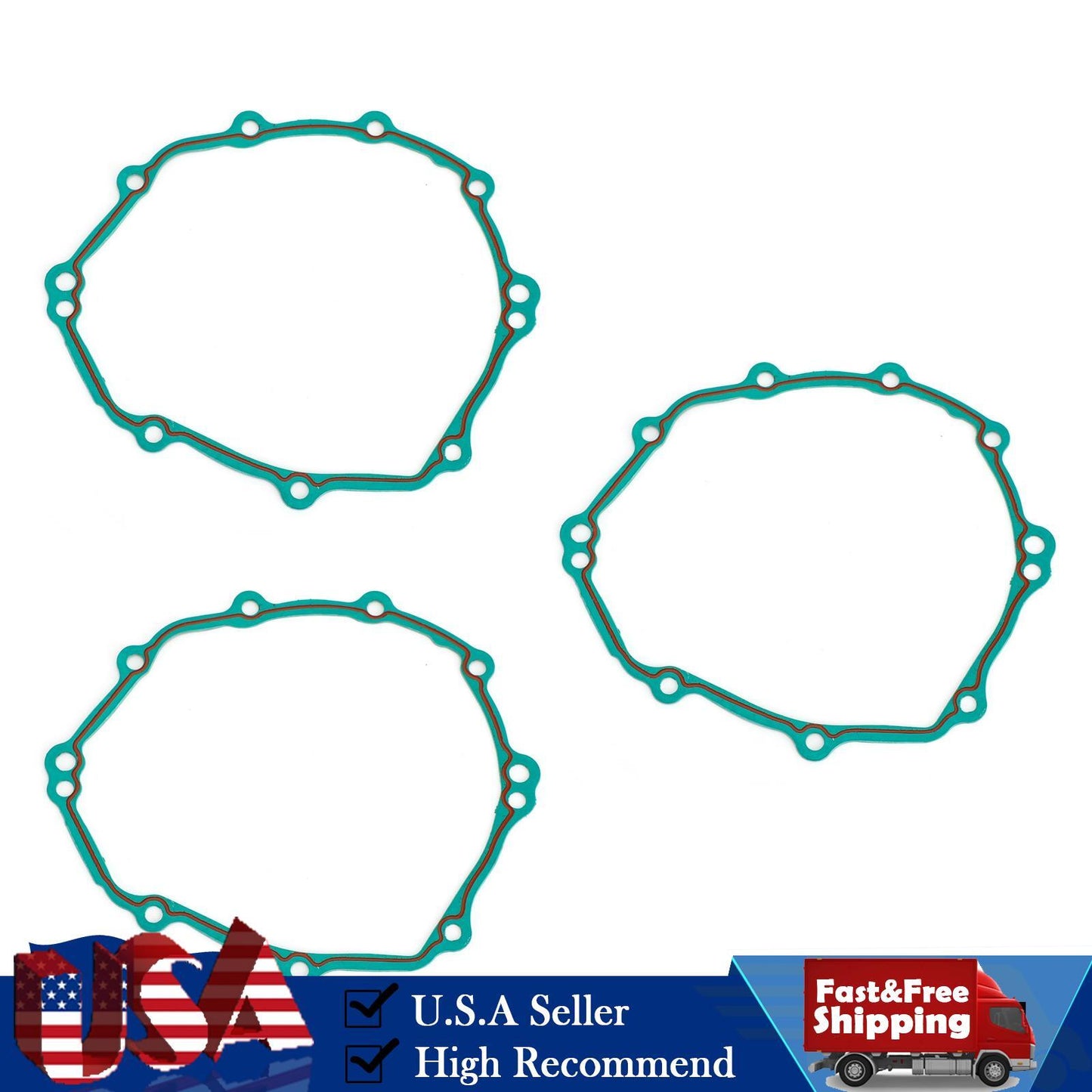 3x Engine Stator Cover Gasket For Honda CBR1000RR /ABS CBR1000RA CBR1000S 08-21