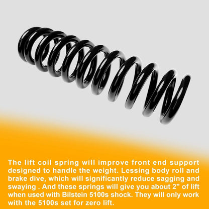 2x Lift 2-3" Front Heavy Duty Coil Spring Kit For Toyota 4Runner Tacoma Prado