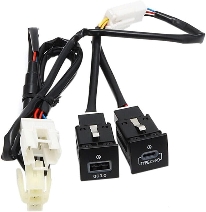 36W USB QC3.0 Charger + PD For Jetta MK6 10-14 Golf/GTI/R-Line 2006-2013 MK5 MK6