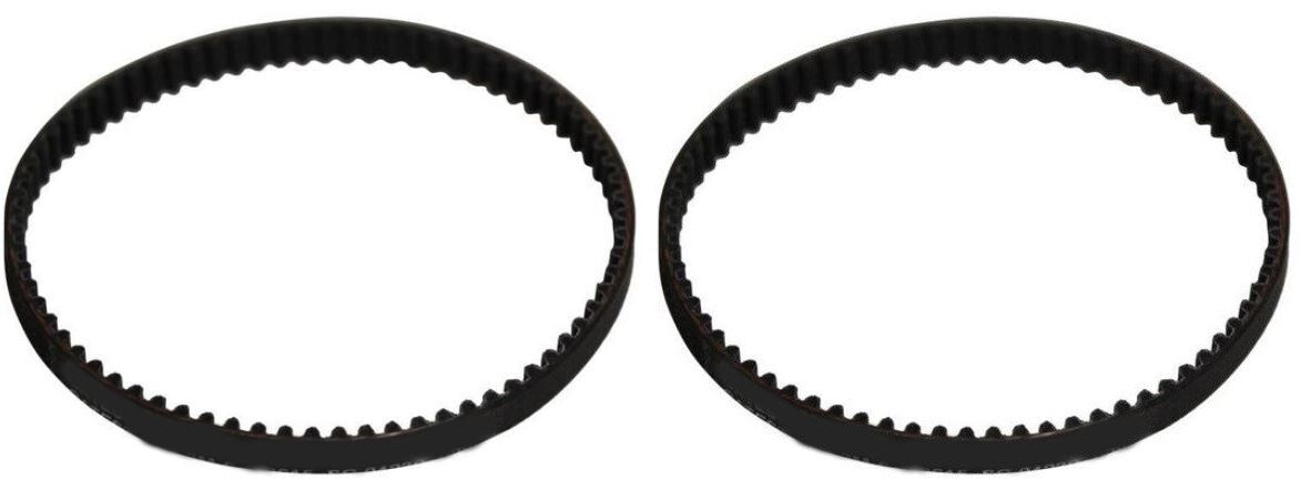 Solid Spare (2) Brush Belts for Bissell Proheat 2X Revolution Pet Pro Fits Models 1548 1550