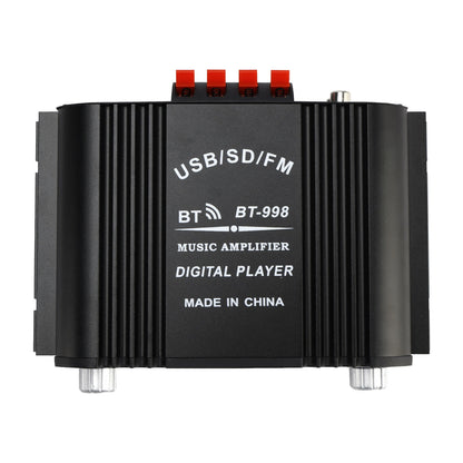 3 in 1 720W 4CH Sm Amplifier 12V 220V Hifi Audio Bluetooth USB SD FM Radio