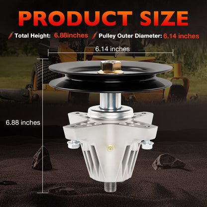 Mower Deck Spindle For Cub Cadet ZT1-42 Craftsman Z5200 Troy-Bilt 42" 618-09260