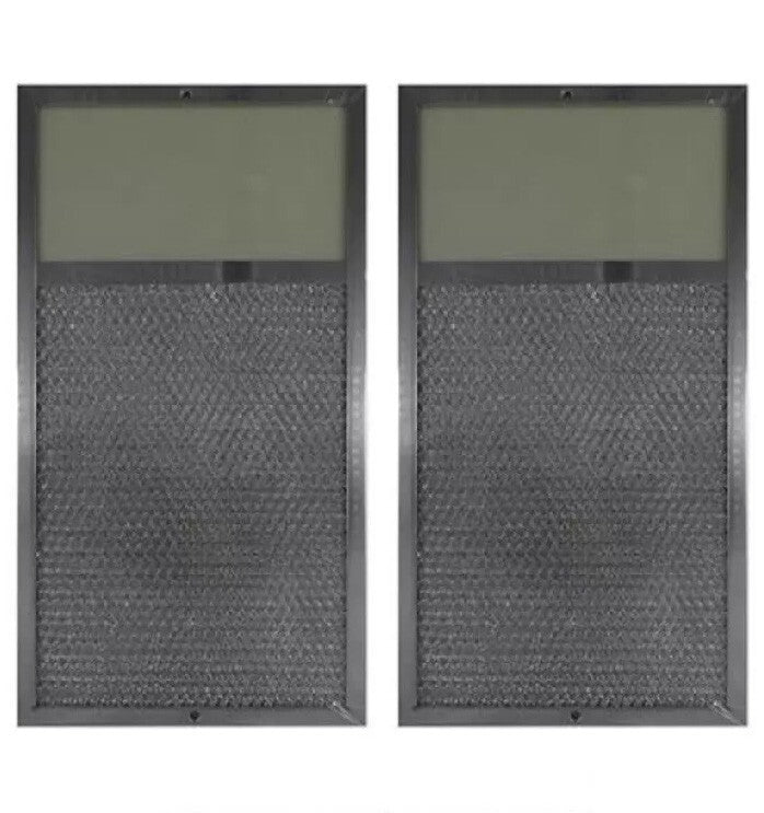 Solid Spare (2) Rangaire 610027 For Range Lens Grease Filter 7-5/8"x14-1/8"x3/8" (AFF119-L)