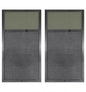 Solid Spare (2) Rangaire 610027 For Range Lens Grease Filter 7-5/8"x14-1/8"x3/8" (AFF119-L)