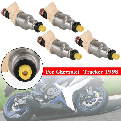 4PCS 15710-58B00 Fuel Injectors Fit Suzuki Sidekick Tracker X-90 1.6L INP-470