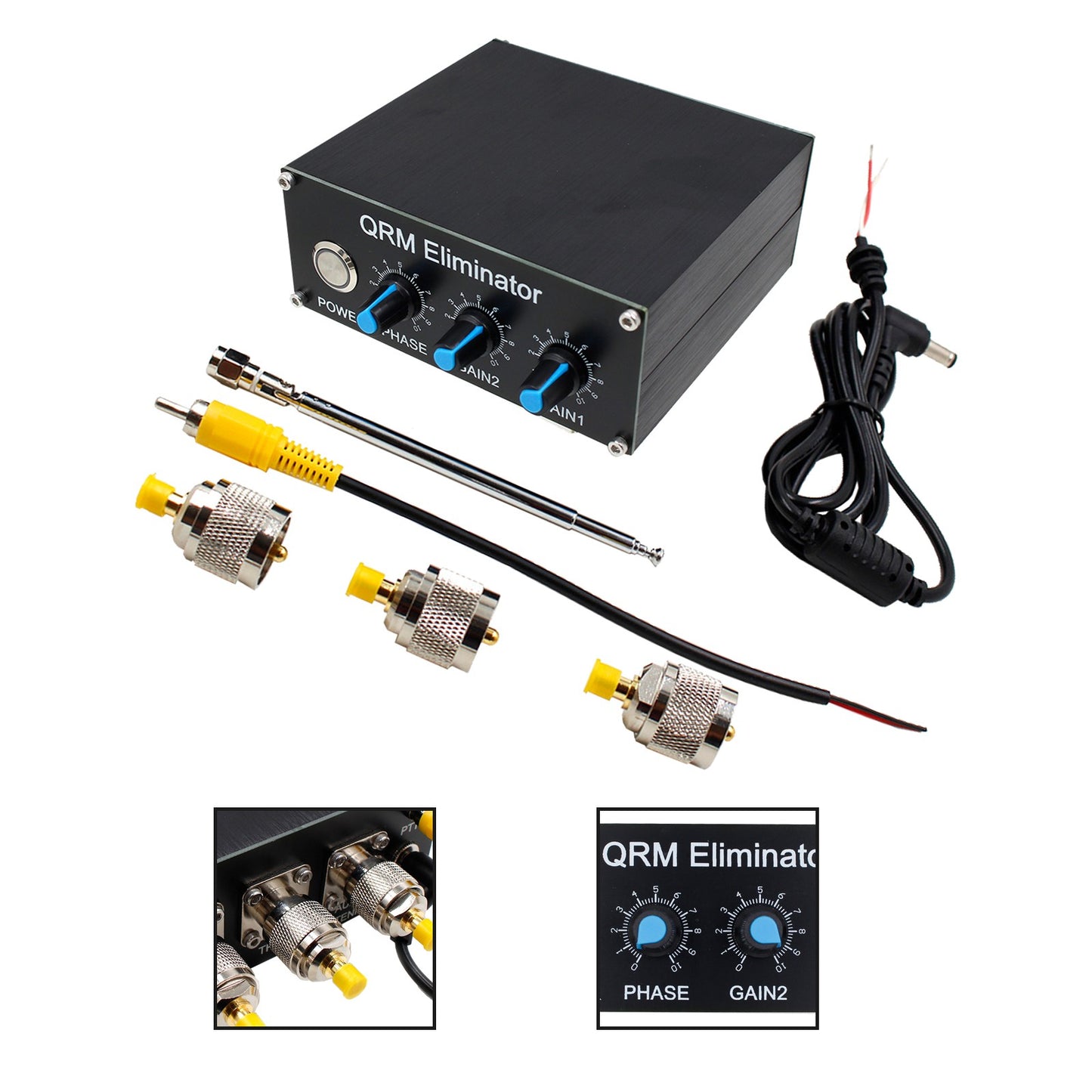 Upgraded Eliminator QRM Eliminator X-Phase (1-30 MHz) HF bands Aluminum Shell.