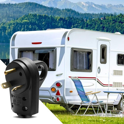 30 Amp RV Plug Replacement Male Plug End Camper Power Adapter 30A