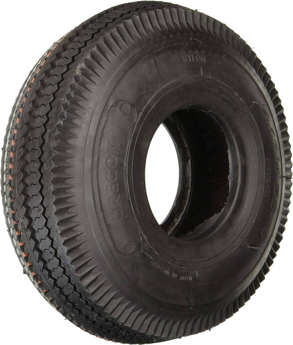 Solid Spare Oregon 58-041 410/350-4 Sawtooth Tread Small Engine Premium Tire