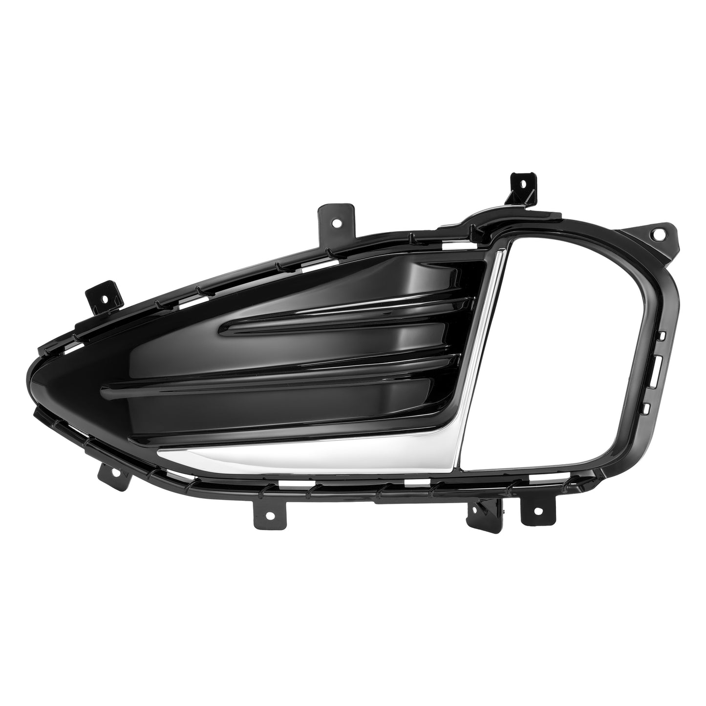 1Pc  Fog Light Cover For 2019-2024 Ford Edge Chrome Left Driver Side Bezel