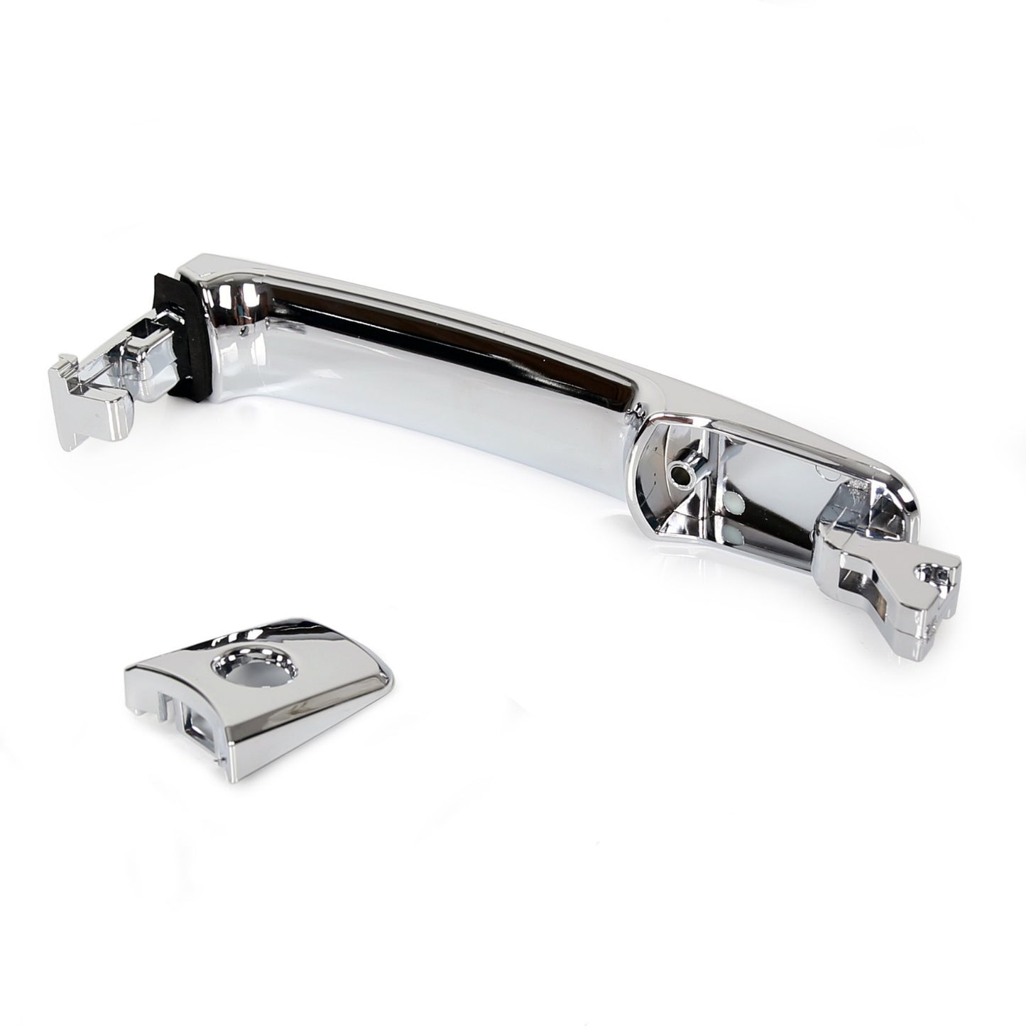 Solid Spare Door Handle Front Driver Side Outside Exterior Chrome For Nissan Rogue 2011-2015