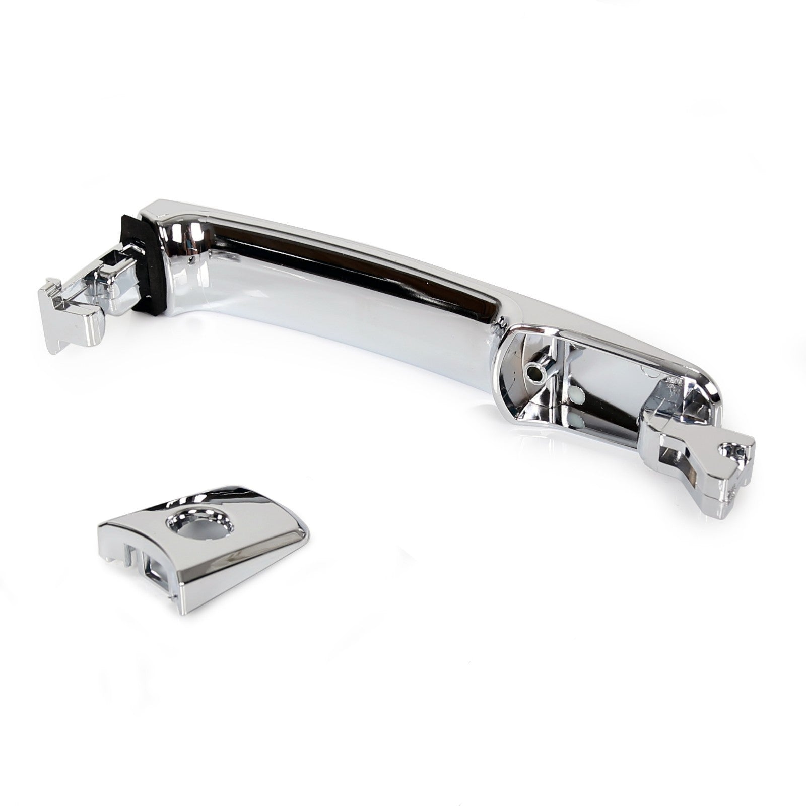 Solid Spare Door Handle Front Driver Side Outside Exterior Chrome For Nissan Rogue 2011-2015