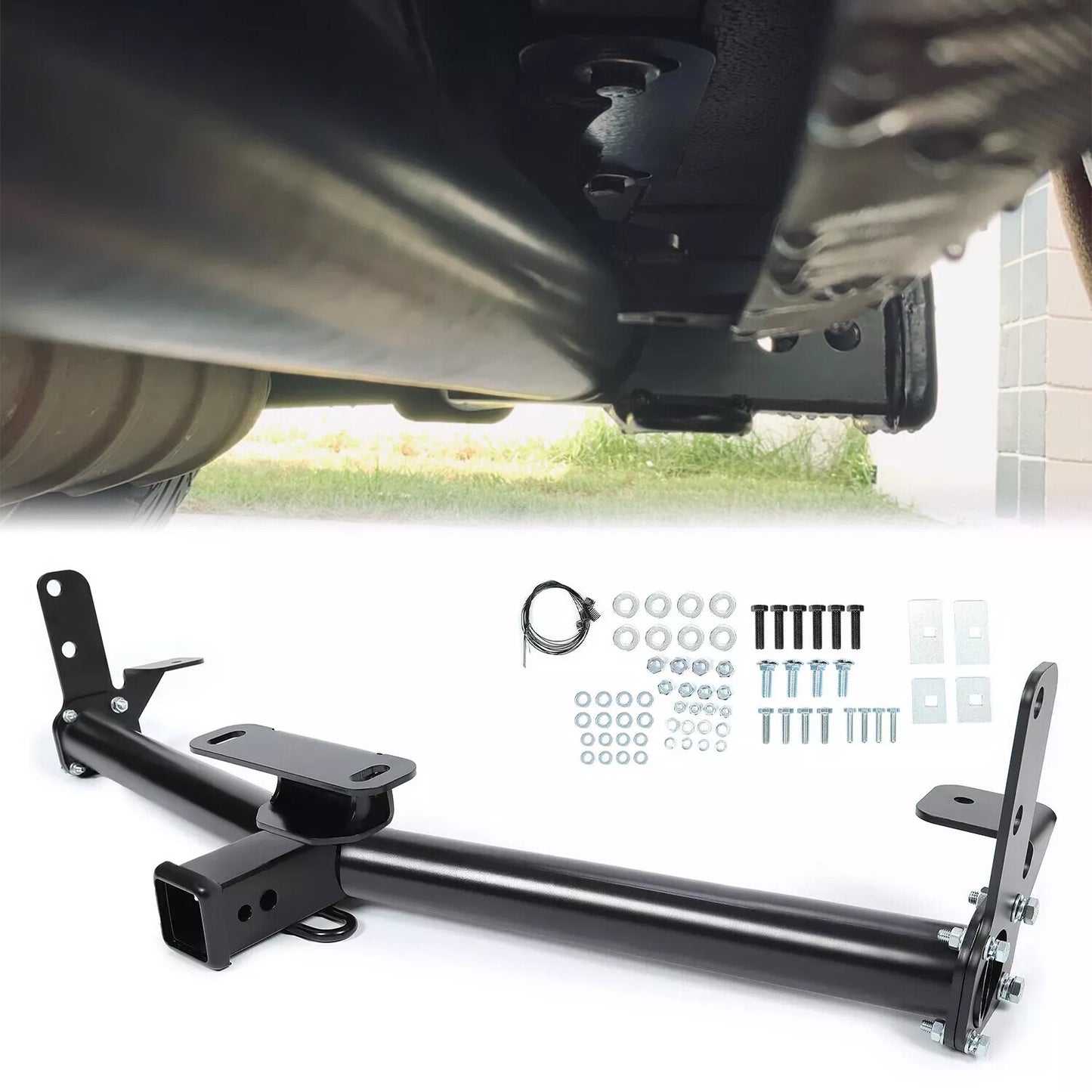 Solid Spare 8000LBS Class-3 Trailer Hitch Receiver Tow For Equinox Terrain Vue Torrent 02-17