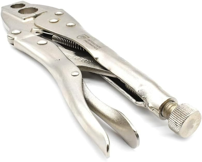 Solid Spare Interstate Pneumatics H6 V-Grip Type Crimper ��� 2 Opening 2 Dies for 1/4��� & 3/8���