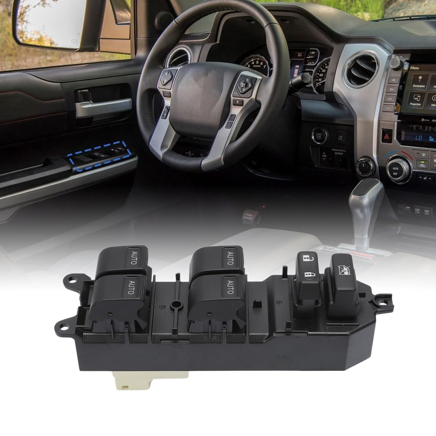 Driver Side LED Power Window Auto Switch 84820-0R040 for Toyota Tundra 2007-2021