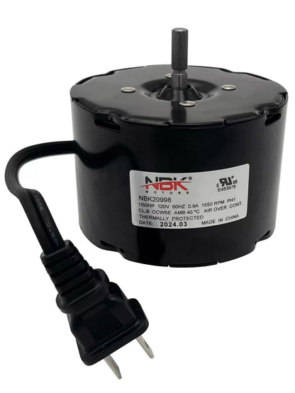 Solid Spare NBK 20998 20998-2 Vent Fan Motor & Blower Wheel Replaces Broan Nutone