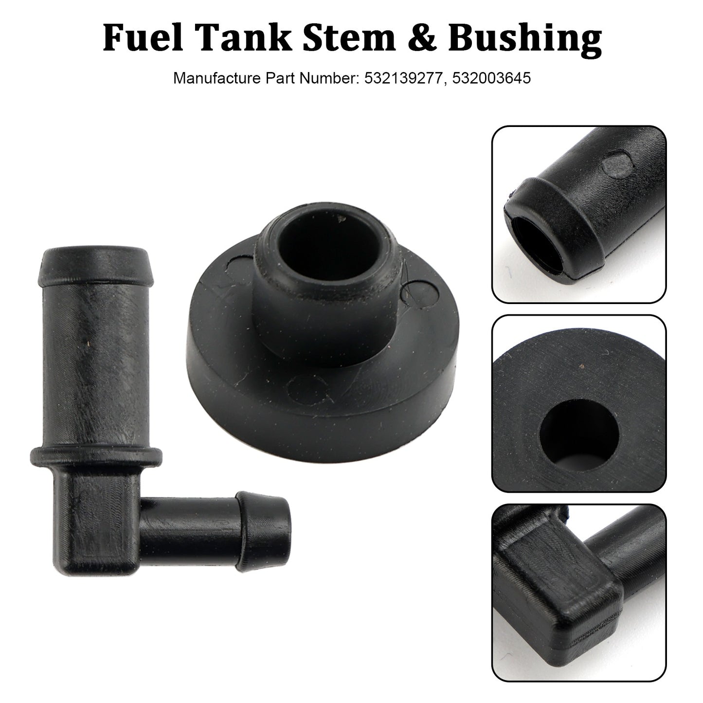 Fuel Tank Stem & Bushing Kit 532139277 532003645 For Husqvarna