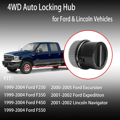 4WD Automatic Front Locking Hub for 1999-2004 Ford F250 F350 F450 F550 & more