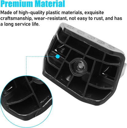 Pair For 2020-2023 Tesla Model Y Fender to Bumper Alignment Clip Bracket Black