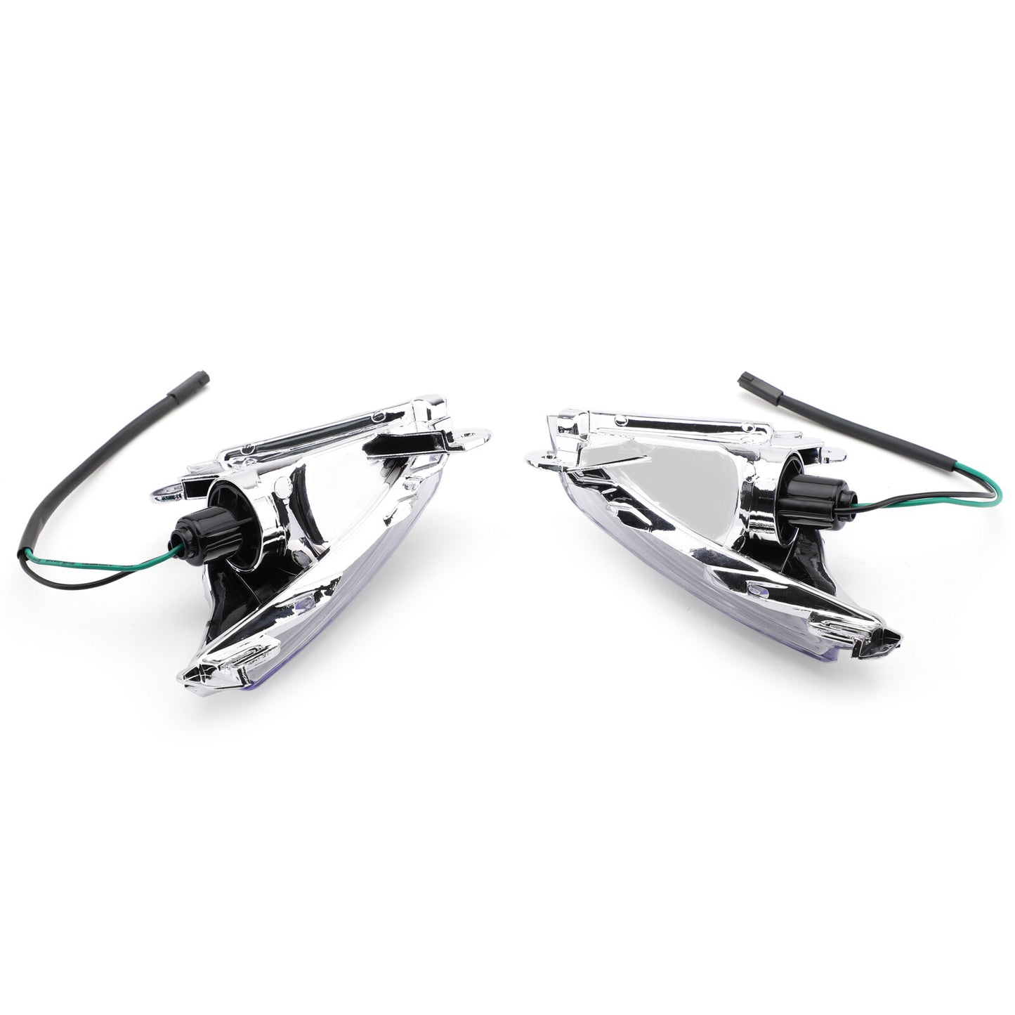 Clear Front Turn Signals lens Fits Kawasaki ZX14R ZX6R Ninja 650F Concours