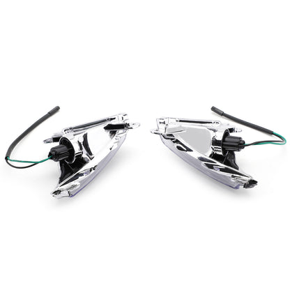 Clear Front Turn Signals lens Fits Kawasaki ZX14R ZX6R Ninja 650F Concours
