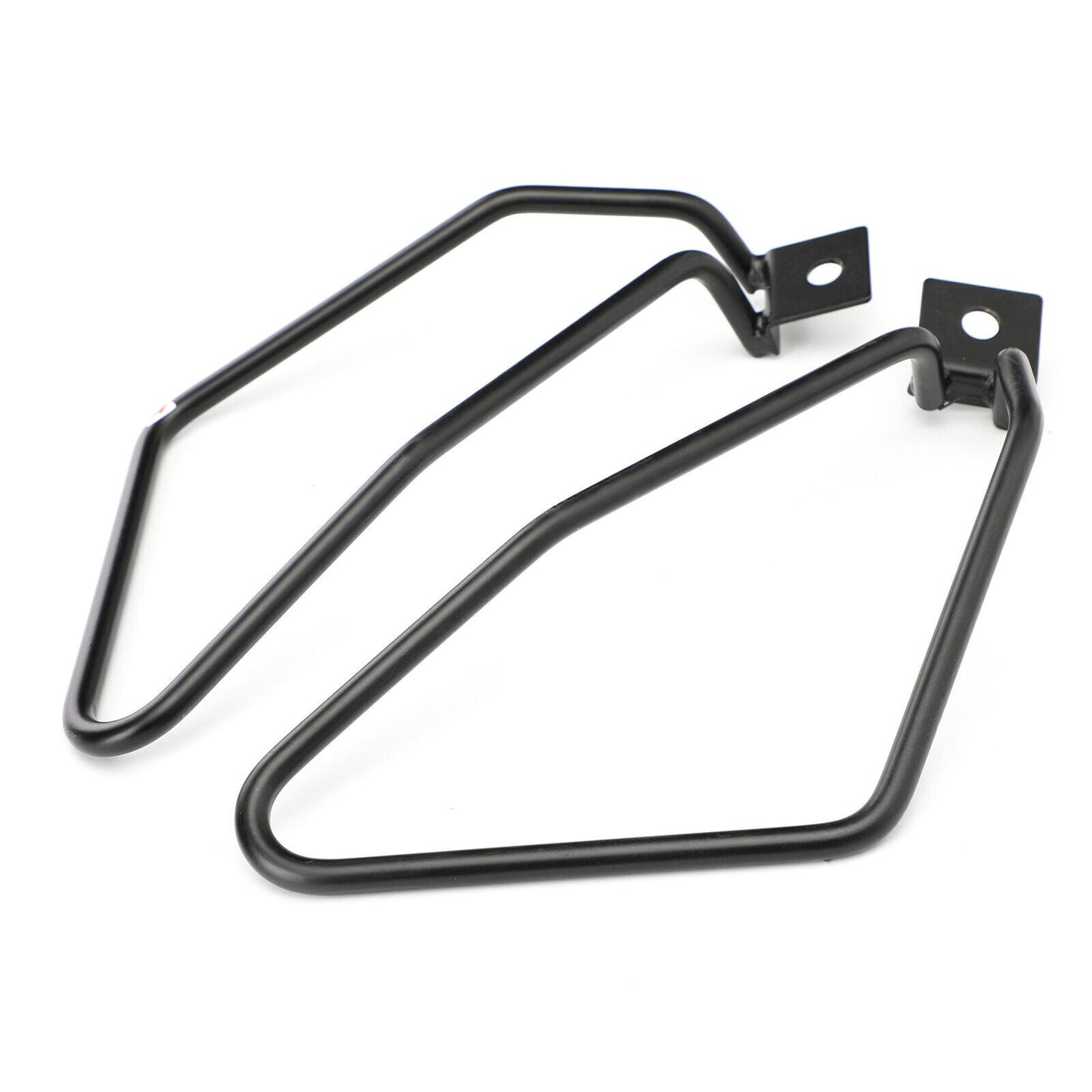 Black Saddlebag Support Bars Mount Brackets for Sportster 883 Iron XL883N