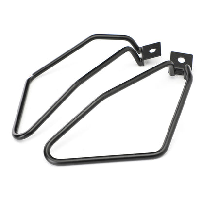 Black Saddlebag Support Bars Mount Brackets for Sportster 883 Iron XL883N