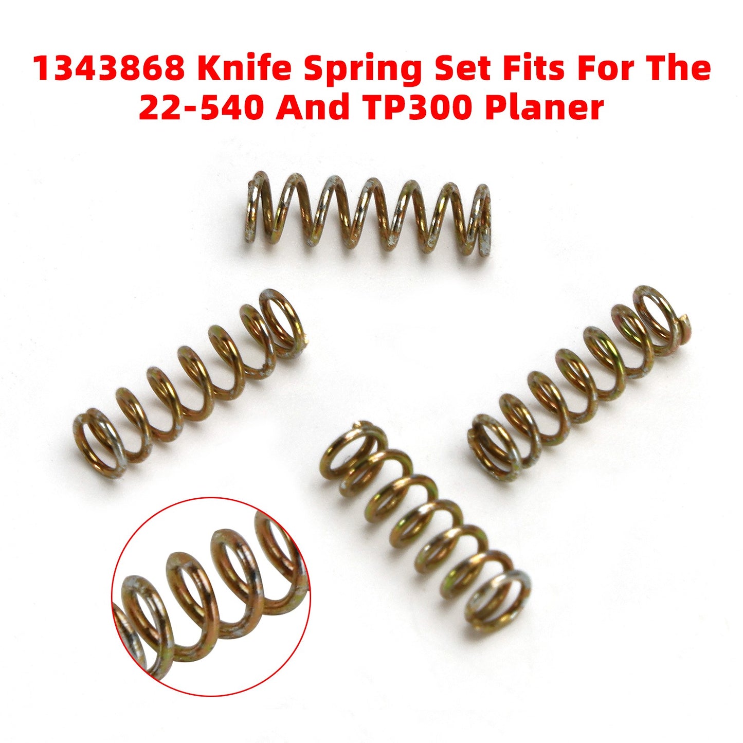 4Pcs 1343868 Knife Spring Set Fits For The 22-540 And TP300 Planer