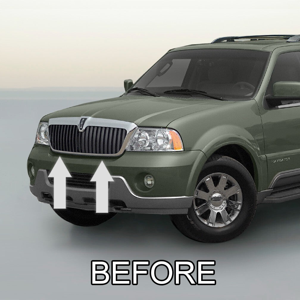 CHROME GRILLE GRILL TRIM KIT For LINCOLN NAVIGATOR 98 99 00 01 02 03 04