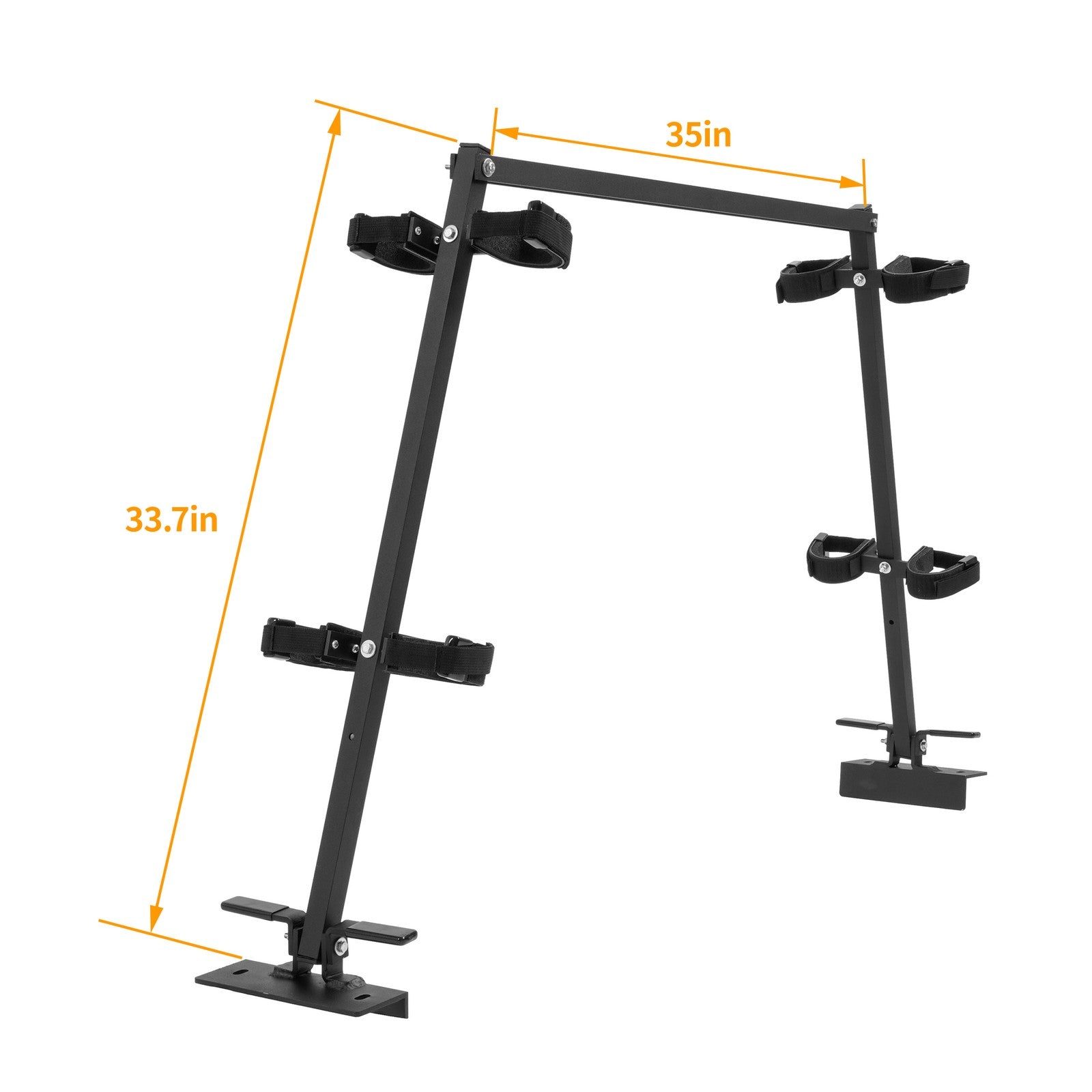 Solid Spare UTV Universal Sporting Clays 4 Gun Holder Bed Rack For Polaris Ranger RZR Can Am