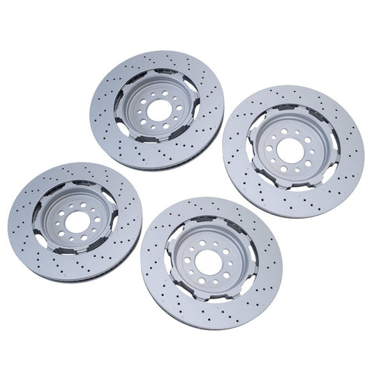 Solid Spare Front Rear Brake Rotors Fit For 2017-2021 Alfa Romeo Giulia Stelvio Quadrifoglio