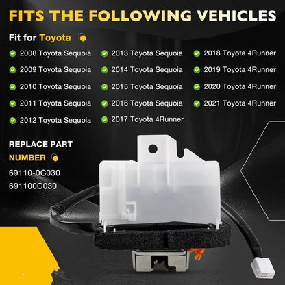 Rear Liftgate Hatch Lock Latch Actuator For 2008-2021 Toyota Sequoia 69110-0C030