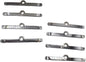 8x Chrome 4-3/4" Valve Cover Spreader Bars Small Block for Chevy SBC 283 305 327