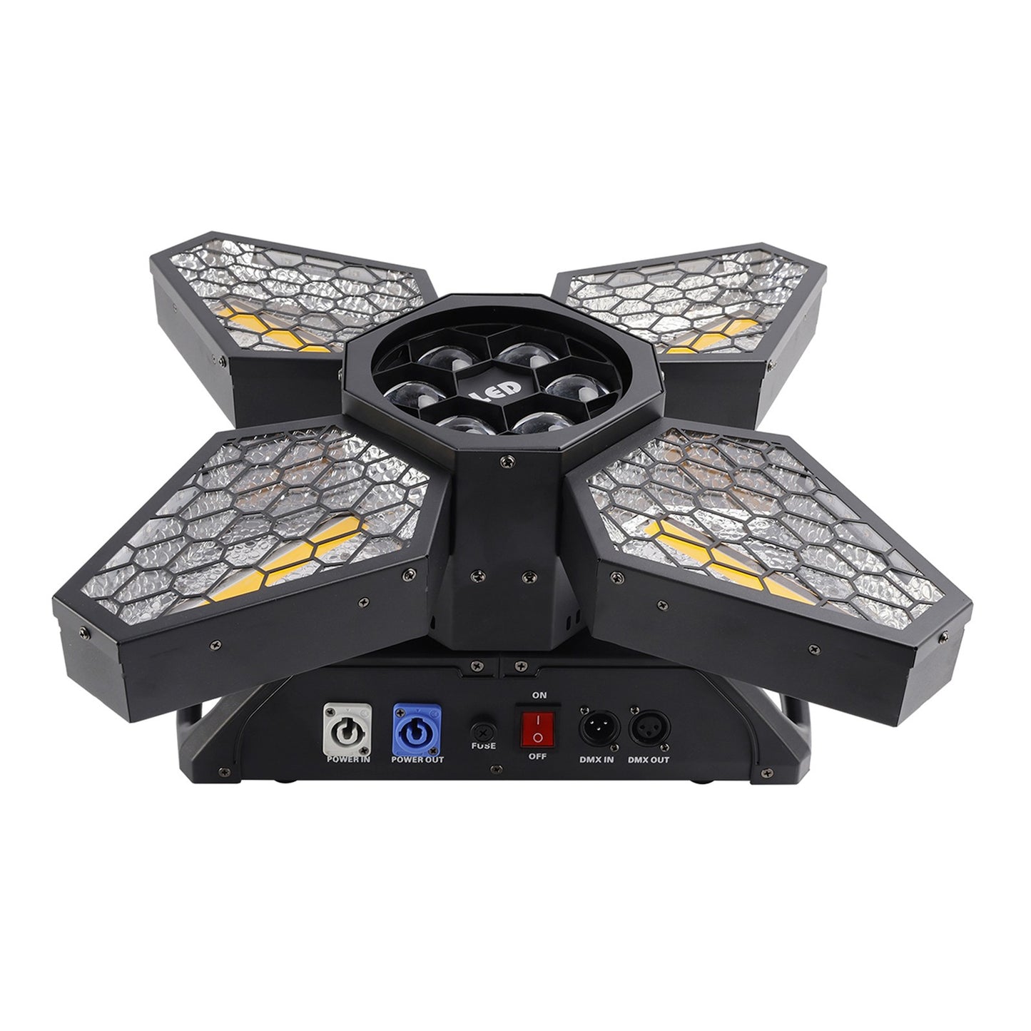 4 Arms Bee Eye Zoom Light Beam DMX Stage Light Disco Show Bar Party Lighting