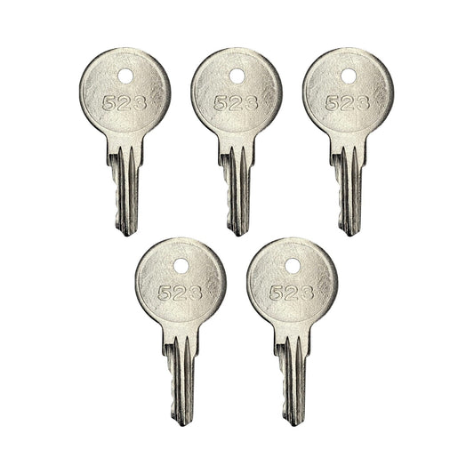 Solid Spare (5) Ignition Key For Snorkel Cole Hersee Lift & Boom Kawasaki Mule 523, 8030044