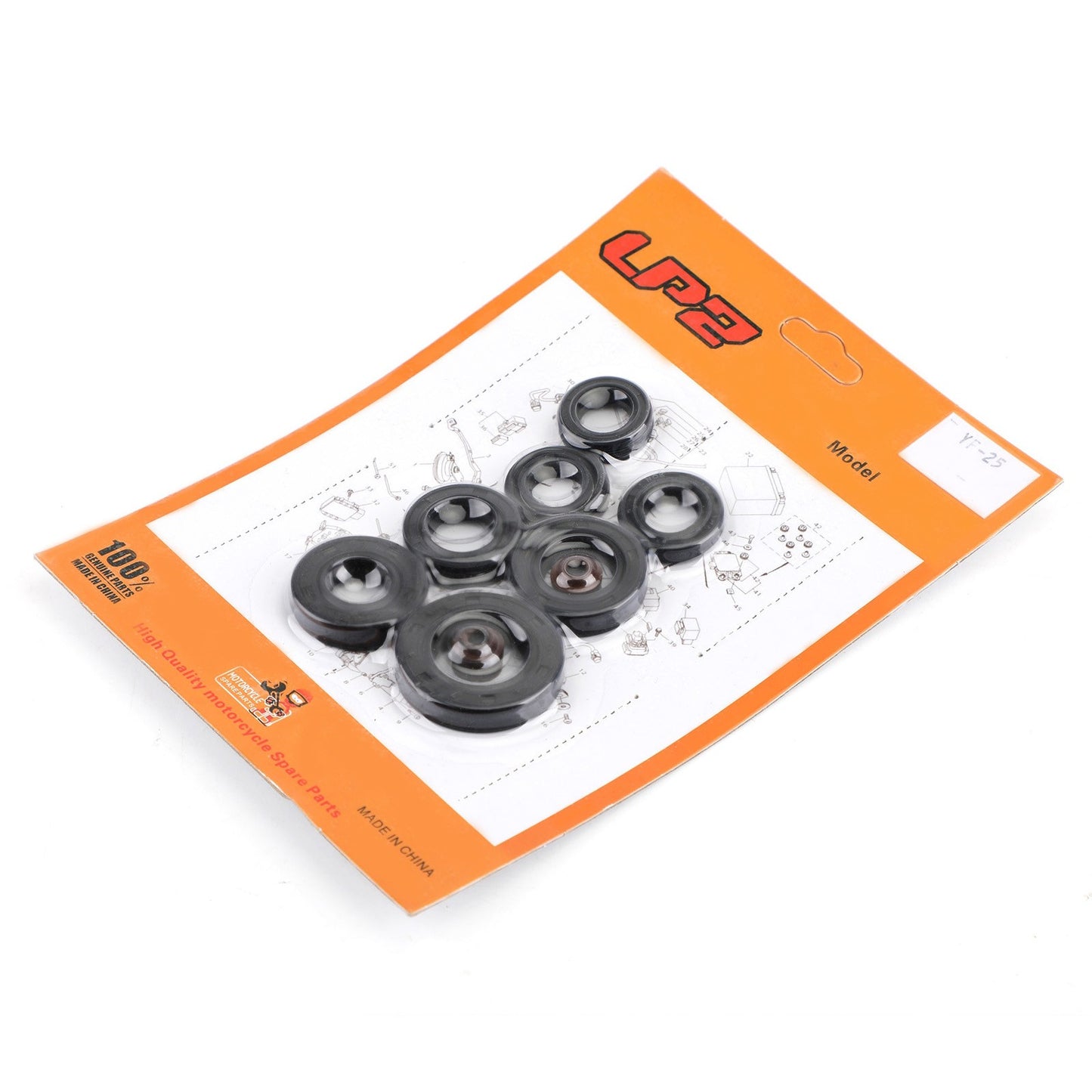 Complete Engine Oil Seal Crankcase Kit 9pcs for Honda XL185 XL185S XL200R 79-93