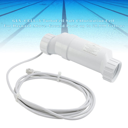 GLX-CELL-5 TurboCell Salt Chlorination Cell For Hayward Pool up to 20000 Gallons