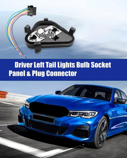 Left Rear Bulb Socket Tail Light+Plug For BMW 320i 328I M3 2013-2015 63217313043