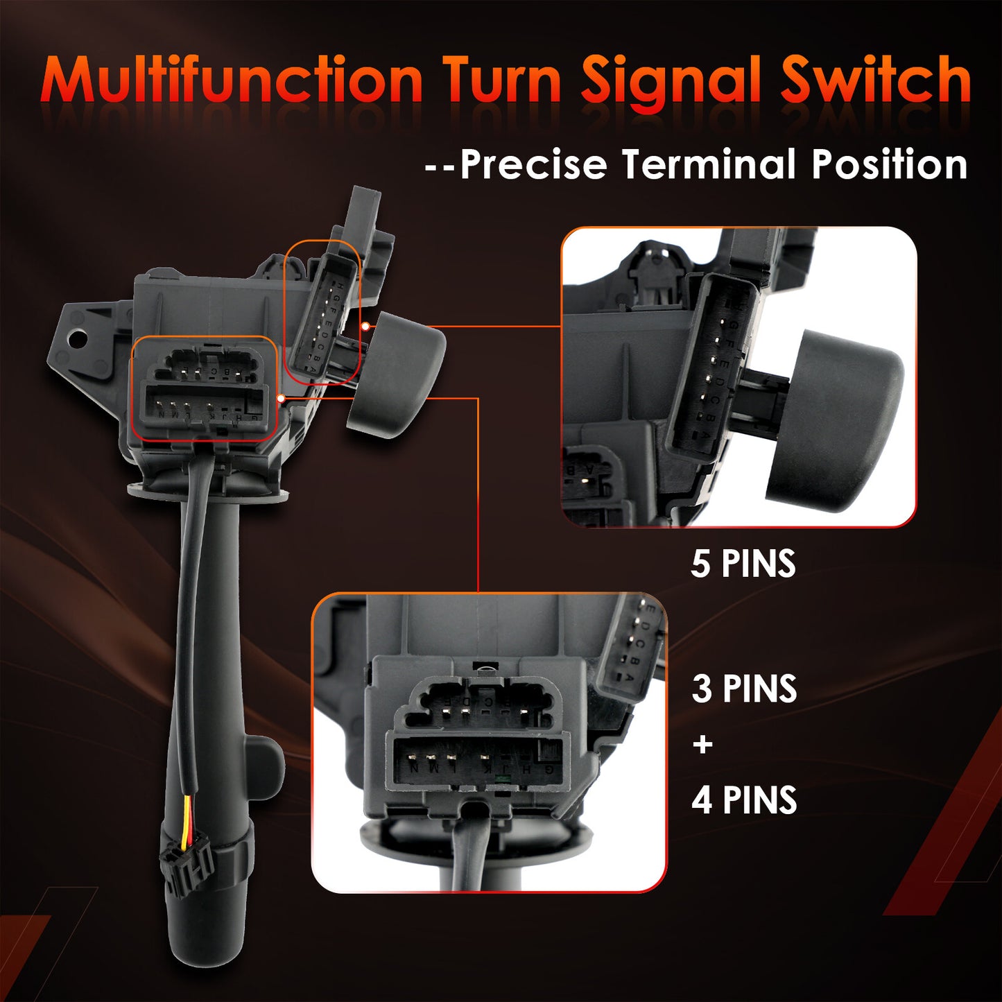 Turn Signal Windshield Wiper Switch For 07-14 Chevy Tahoe Suburban GMC Yukon XL