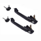 Front Outside Door Handles Set Black w/ Keys for 1993-1998 VW Jetta Golf